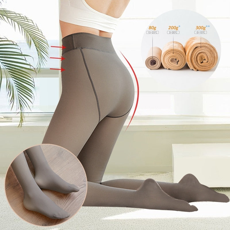 Warm Fleece-Lined Stockings