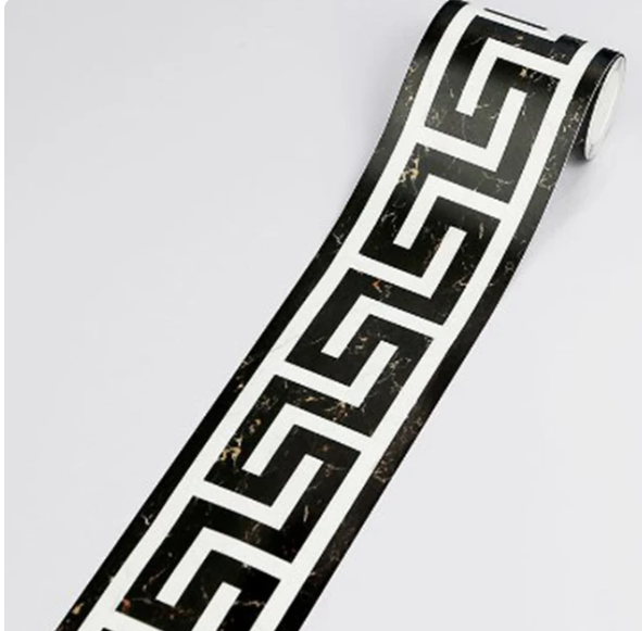 Marble Pattern 3D Wall Sticker: 10*500cm
