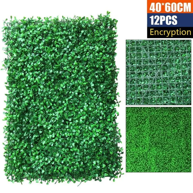 Artificial Hedge Fence Panels Garden Wall Décor