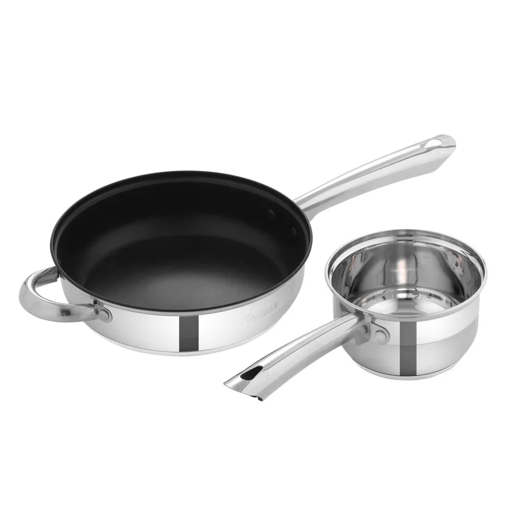 Velaze Kitchen Cookware Set Stainless Steel 10-Piece
