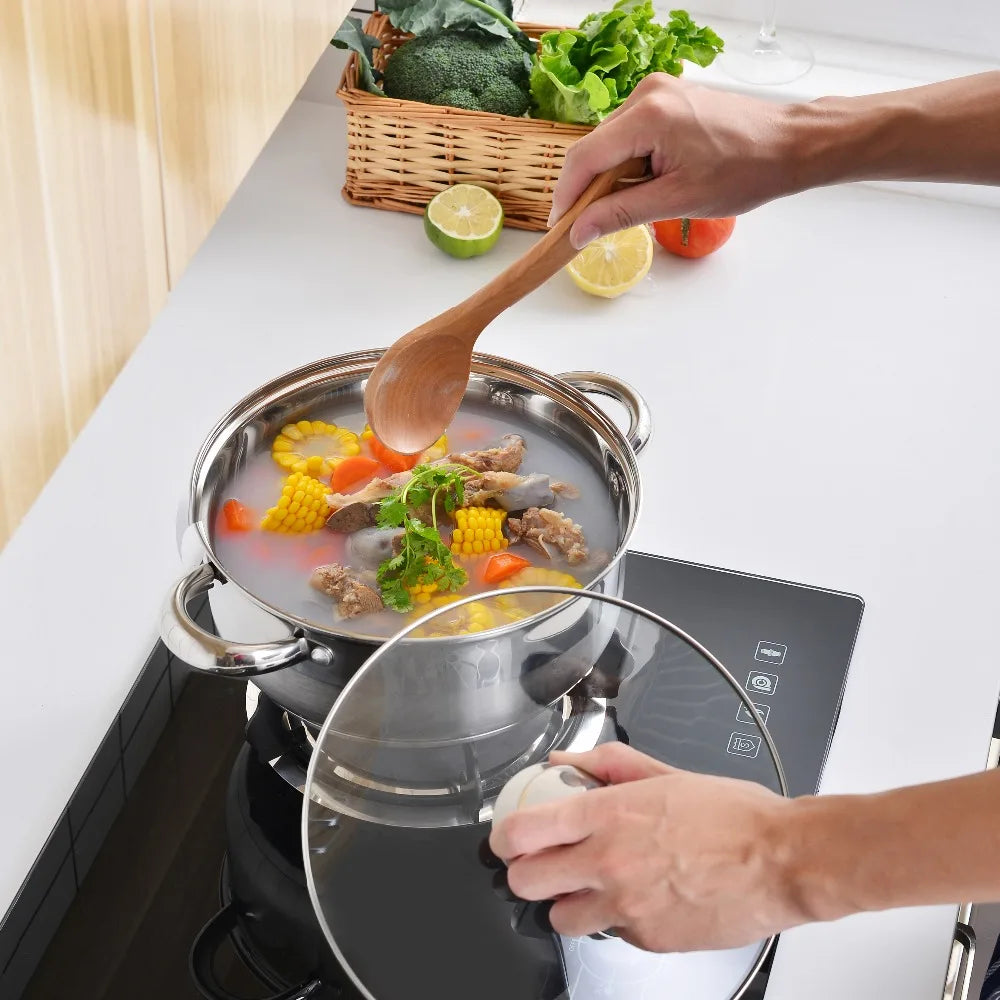 Velaze Kitchen Cookware Set Stainless Steel 10-Piece