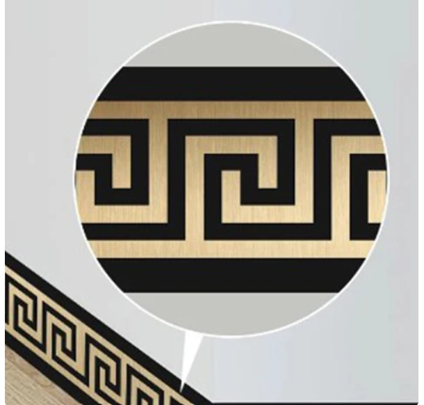 Marble Pattern 3D Wall Sticker: 10*500cm