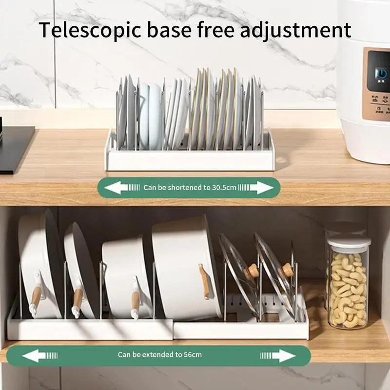 Expandable Stainless Steel Kitchen Organizer Rack