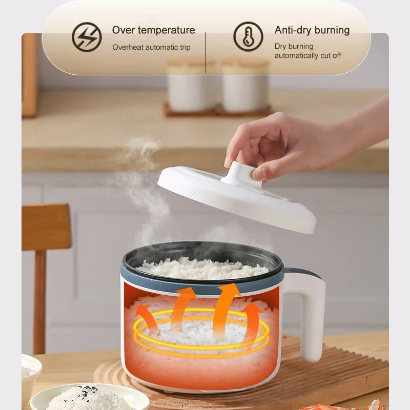 Mini Electric Rice Cooker & Multicooker