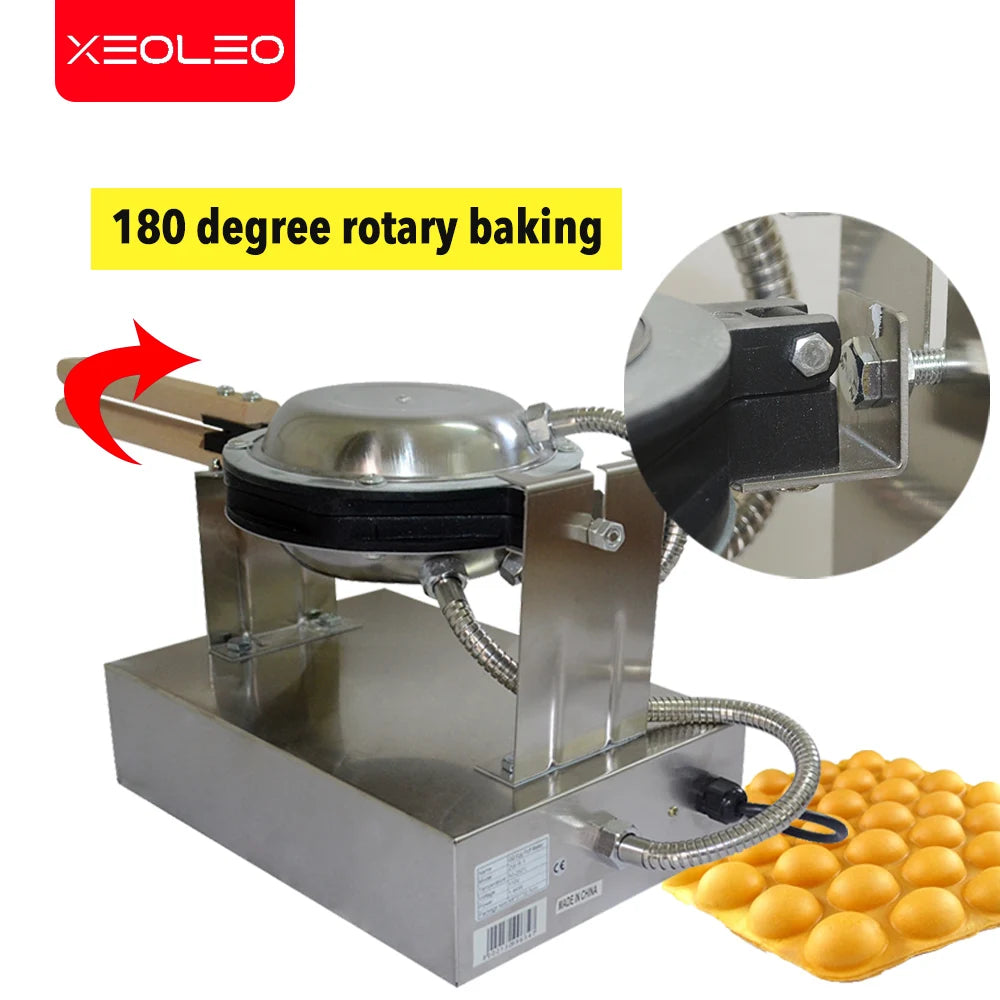 Electric Waffle Maker | Hong Kong Eggettes Puff Waffle