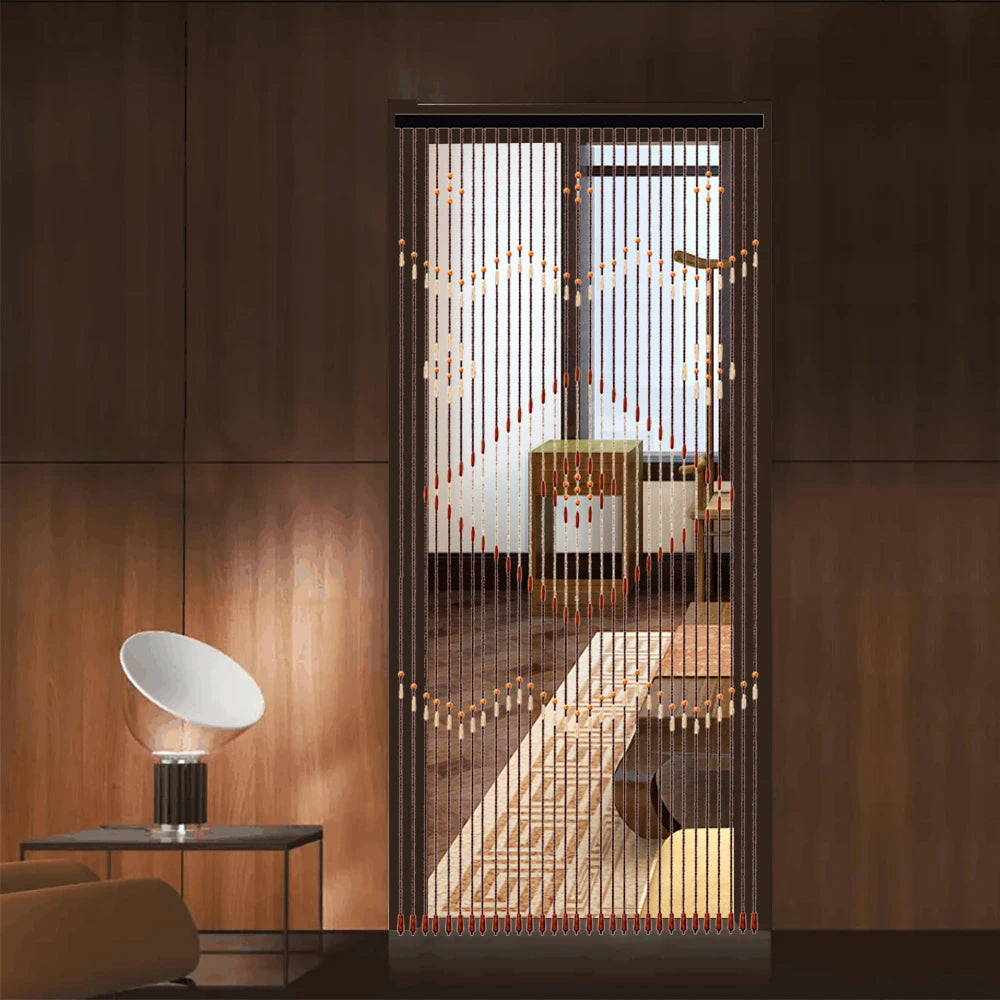 Wooden Bead String Door Curtain Fly Screen