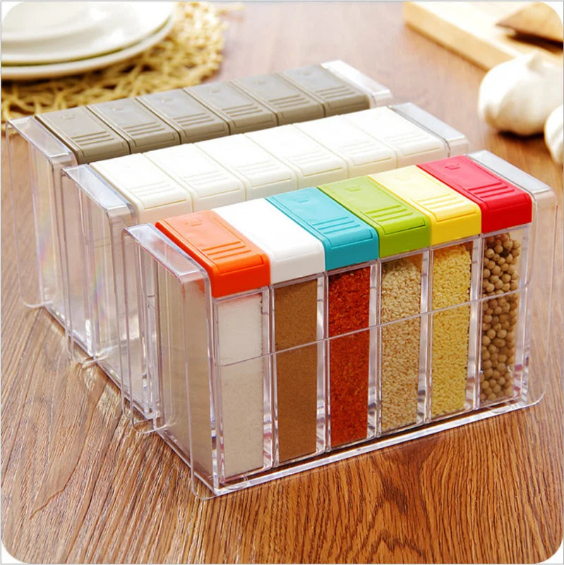 6-Layer Kitchen Seasoning Storage Organizer.