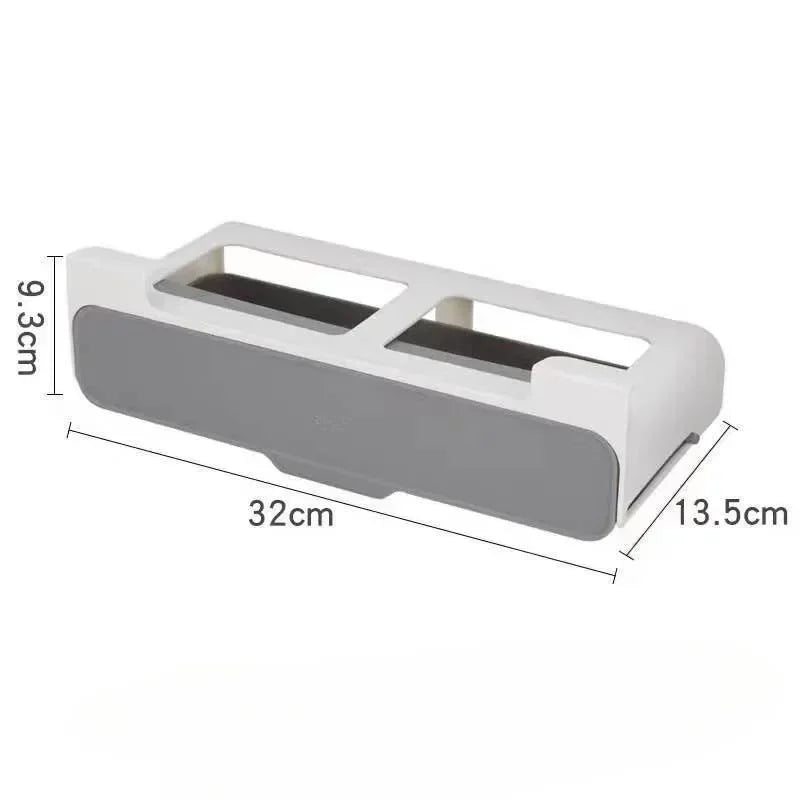 Wall-Mounted Self-Adhesive Spice Organizer Rack