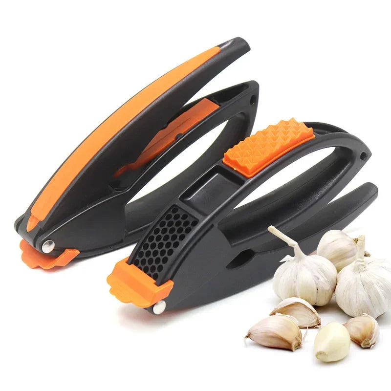 Multi-Functional Garlic Press and Peeler - Kitchen Tool
