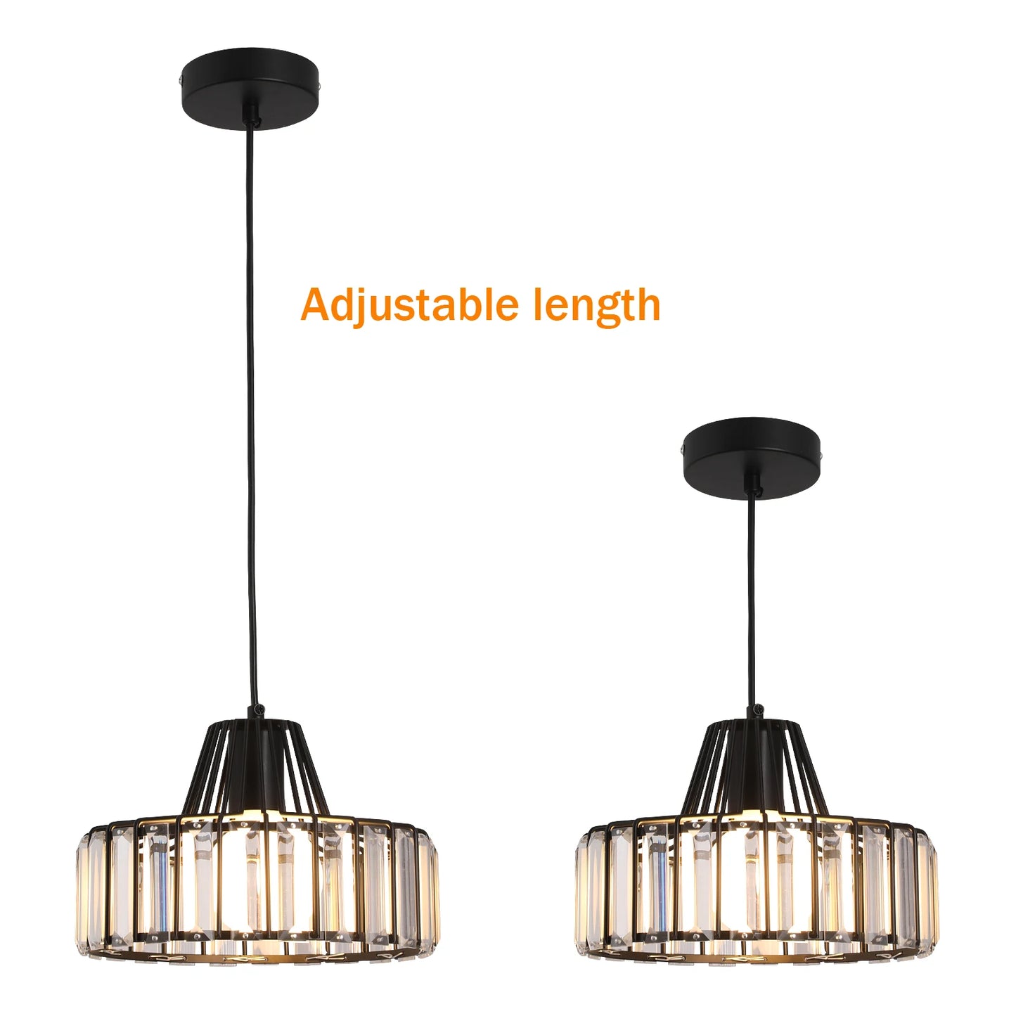 Crystal Pendant Chandelier Light Fixture