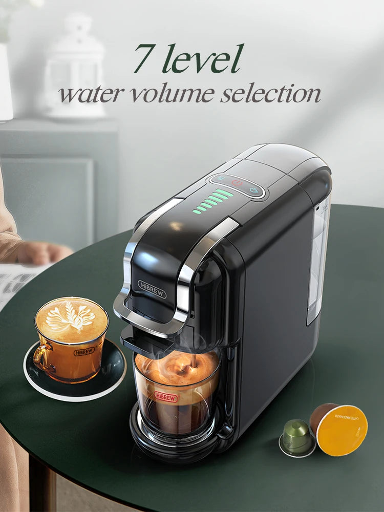 5-in-1 Coffee Machine: Hot/Cold, Capsule & Ground