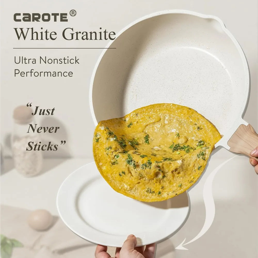 Nonstick Cookware Set | 11-Piece Granite Induction Cooking Kit