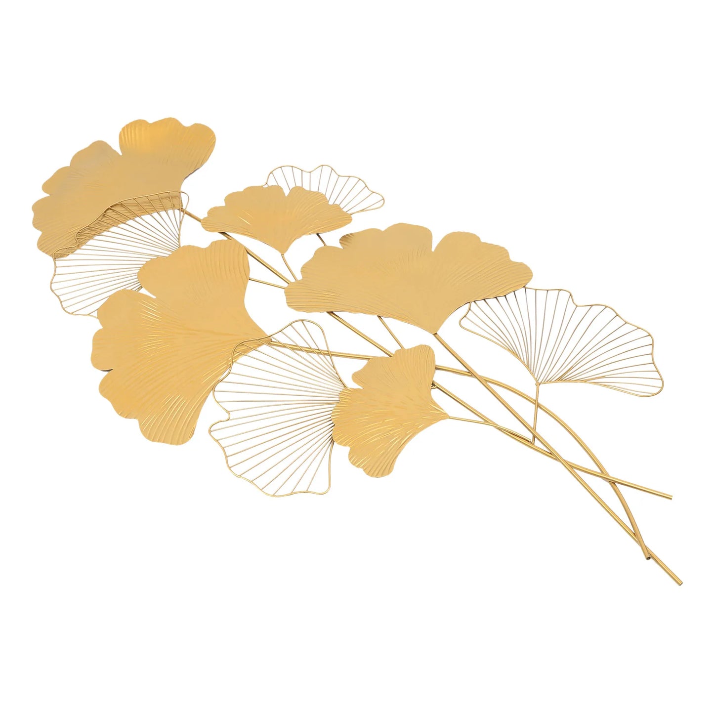 Ginkgo Biloba Metal Wall Décor Classic Home Ornament