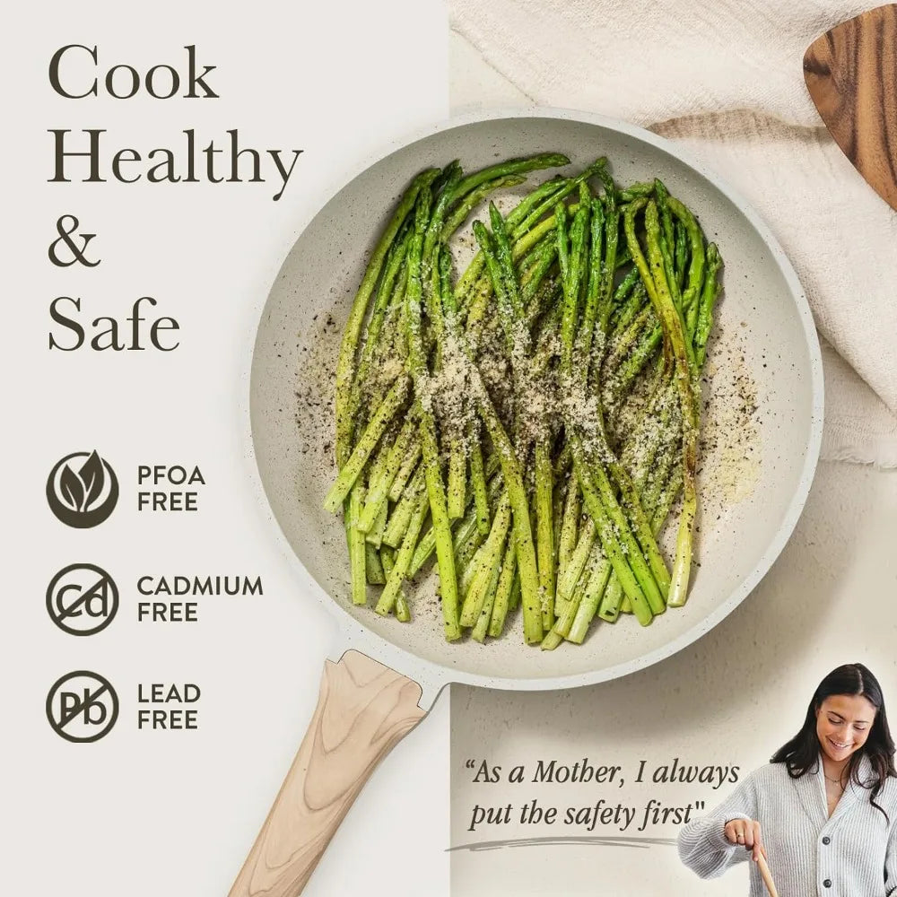 Nonstick Cookware Set | 11-Piece Granite Induction Cooking Kit