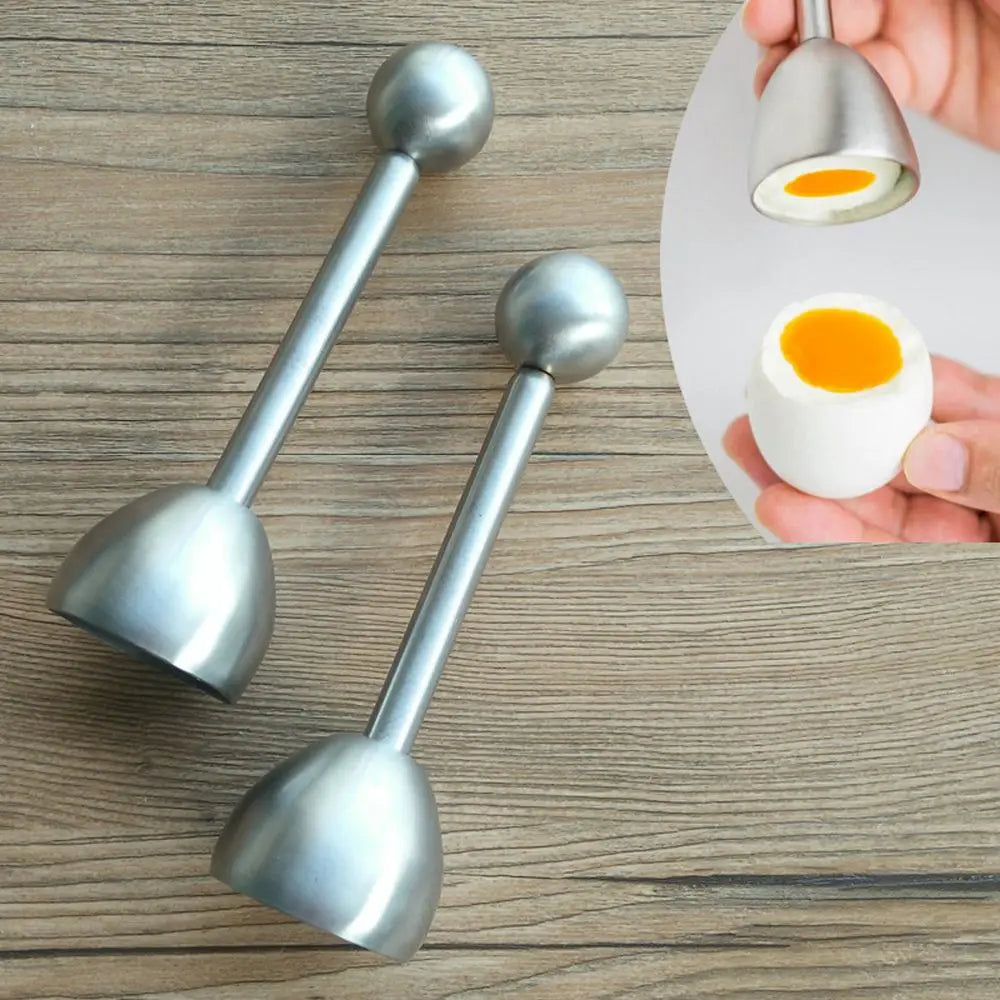 Stainless Steel Egg Topper & Opener Set