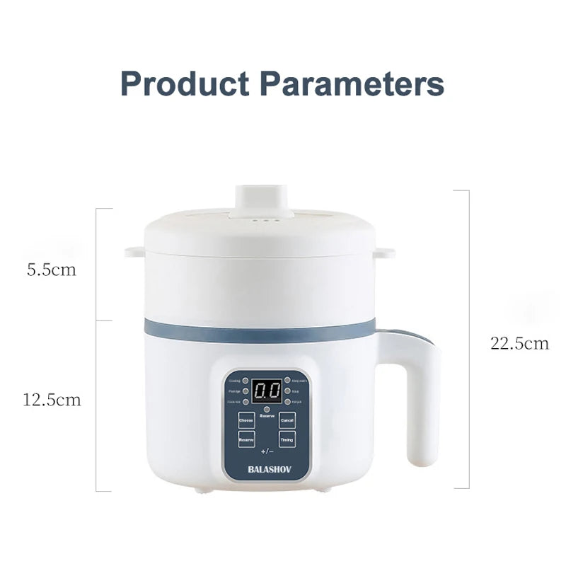 Mini Electric Rice Cooker & Multicooker