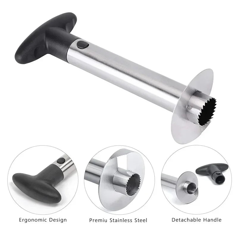 Pineapple Slicer Peeler Cutter Parer Knife Stainless Steel Kitchen Fruit Tools