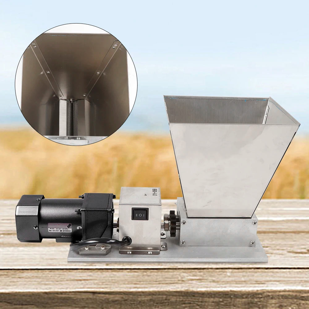 Electric Grain Mill with Stainless Hopper