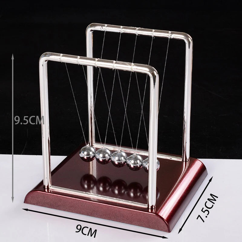 Newton Pendulum Cradle Balance Steel Balls School Teaching