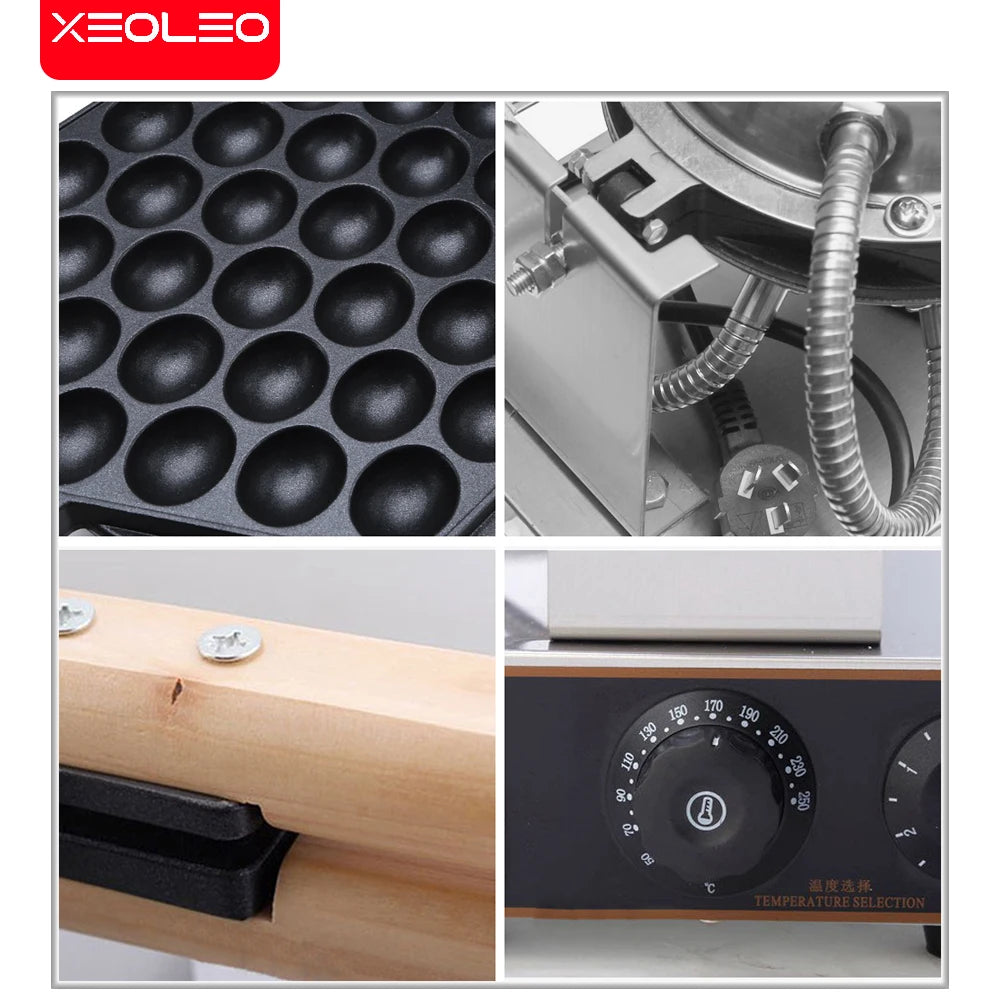 Electric Waffle Maker | Hong Kong Eggettes Puff Waffle