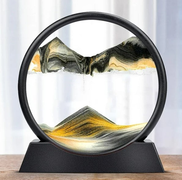 Sand Art 3D Hourglass Sea Sandscape Display 7- Home Decor