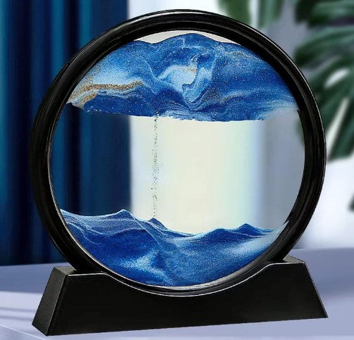 Sand Art 3D Hourglass Sea Sandscape Display 7- Home Decor