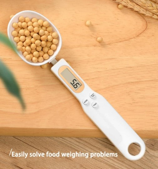 Weighing Spoon Scale Home Kitchen Tool Electronic Measuring Coffee Food Flour Powder Baking LCD Digital Measurement adjustable