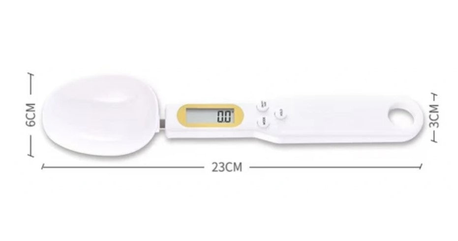 Weighing Spoon Scale Home Kitchen Tool Electronic Measuring Coffee Food Flour Powder Baking LCD Digital Measurement adjustable