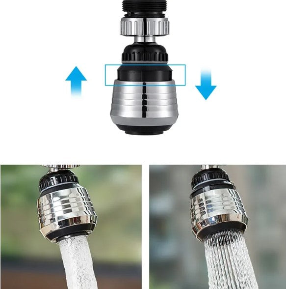Kitchen Gadgets 2 Modes 360 Rotatable Bubbler High Pressure Faucet Extender