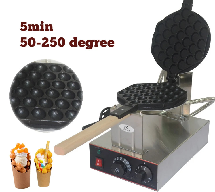 Electric Waffle Maker | Hong Kong Eggettes Puff Waffle