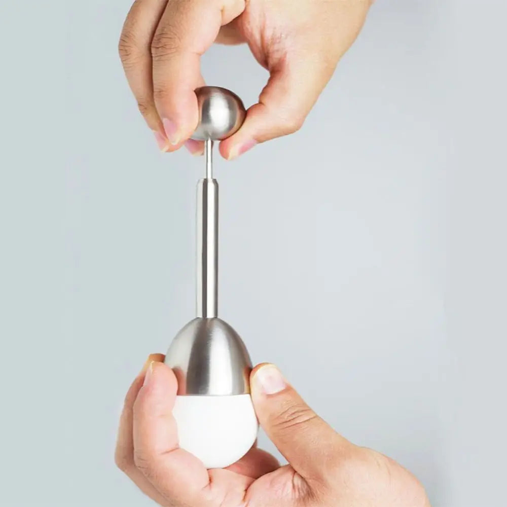 Stainless Steel Egg Topper & Opener Set