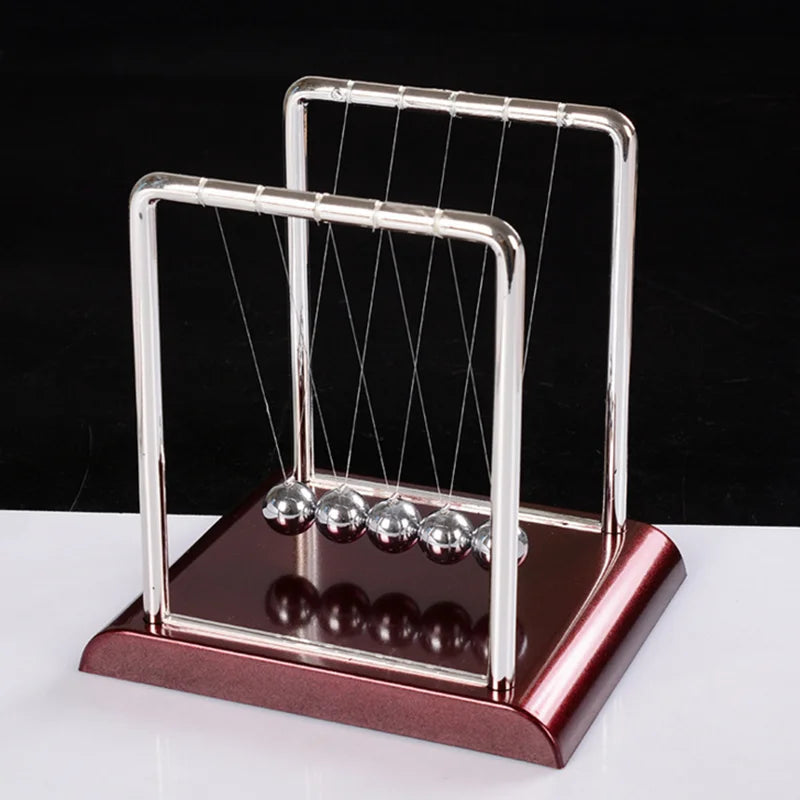 Newton Pendulum Cradle Balance Steel Balls School Teaching