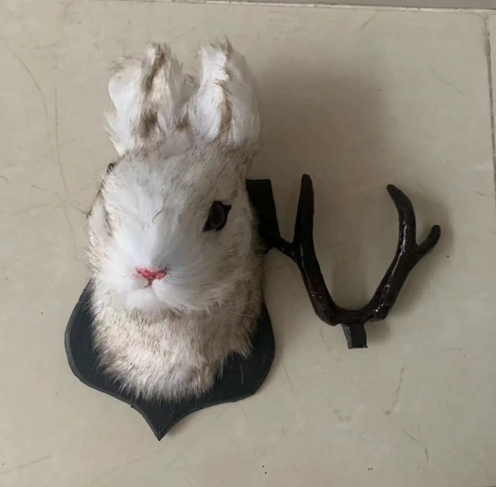 3D Rabbit Antler Wall Mount