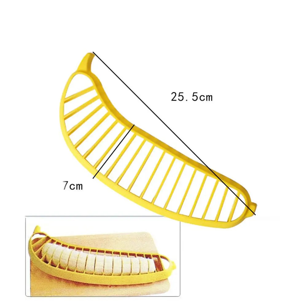 Plastic Banana Slicers Cutter Sausage Shredders Fruit Salad Maker