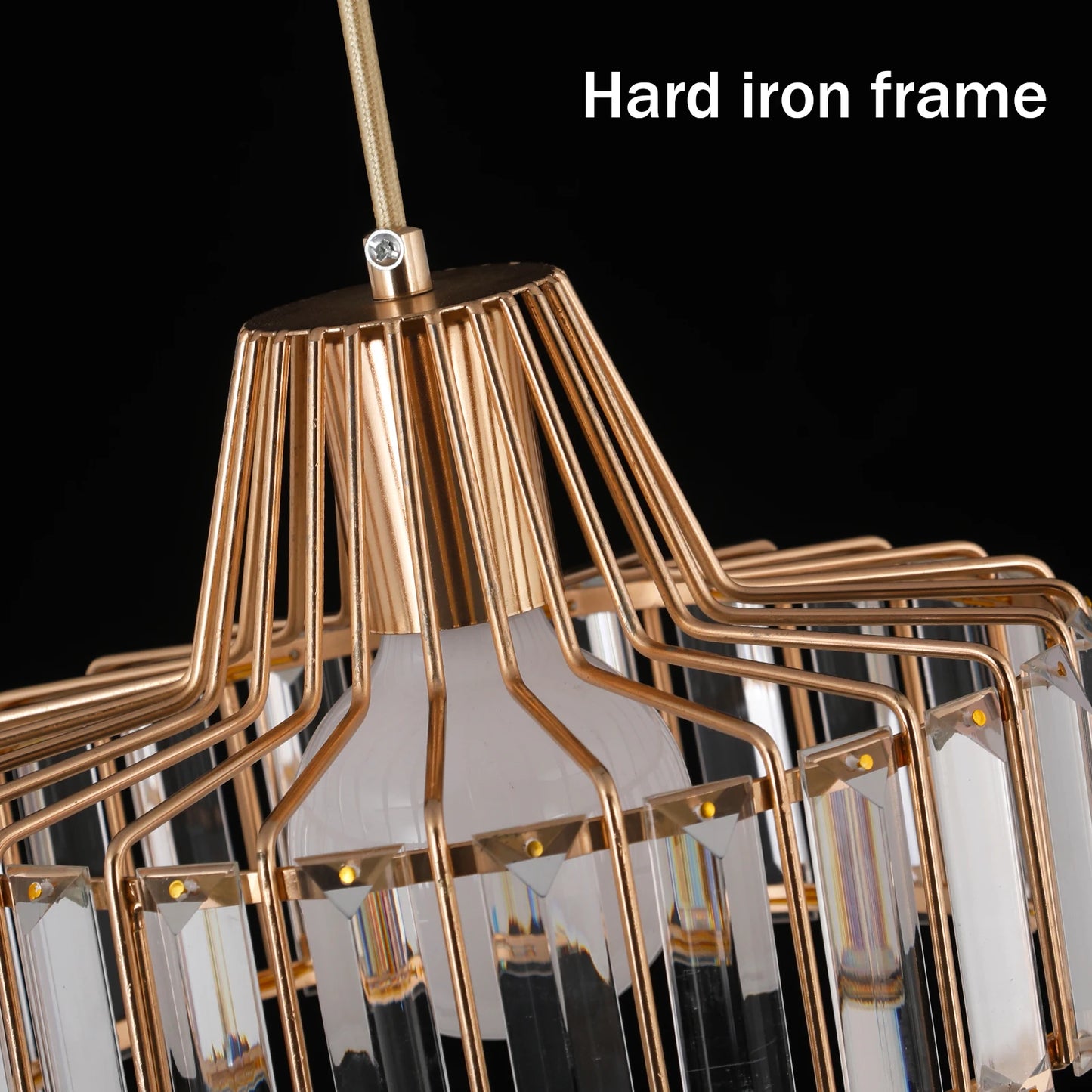 Crystal Pendant Chandelier Light Fixture