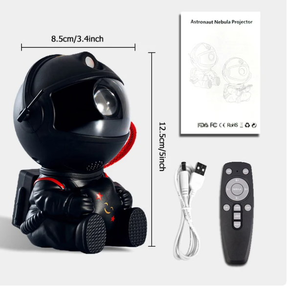 Galaxy Night Light: Astronaut Projector for Bedroom Décor