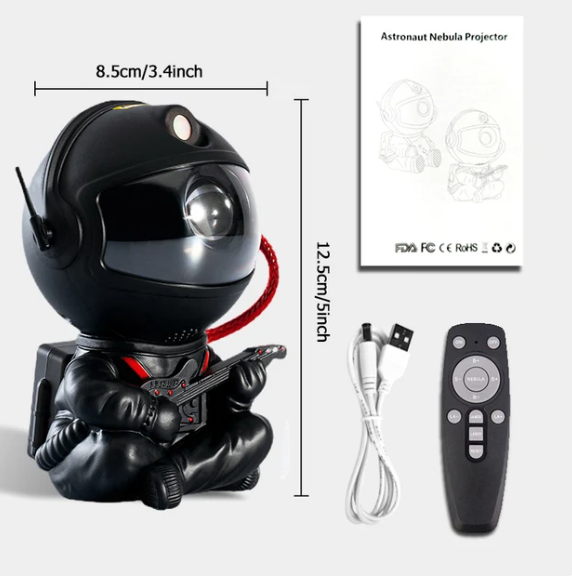 Galaxy Night Light: Astronaut Projector for Bedroom Décor
