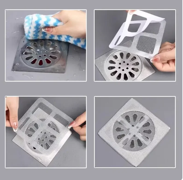 Disposable Shower Drain Hair Catcher: 10PCS