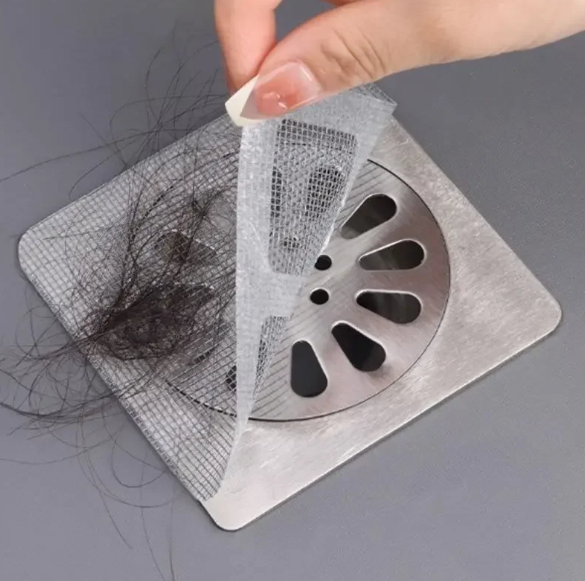 Disposable Shower Drain Hair Catcher: 10PCS