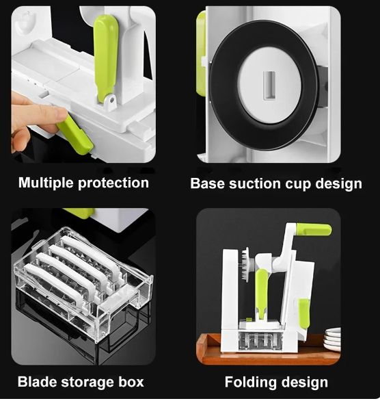 Foldable Manual Vegetable Slicer & Cutter