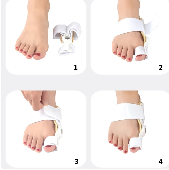 Toe Separator Bunion Corrector: 2Pcs