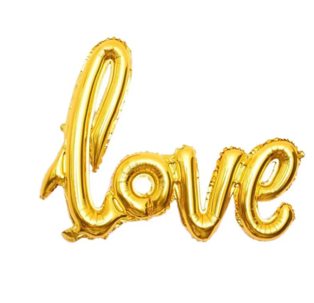 Love Letter Foil Balloon Set