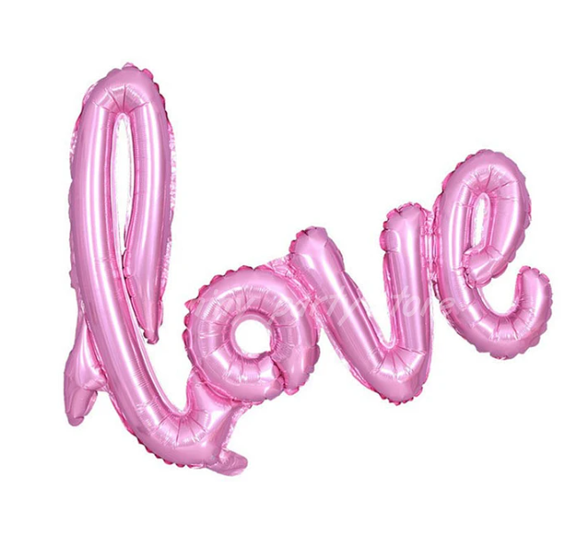 Love Letter Foil Balloon Set