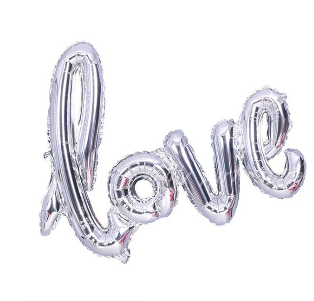 Love Letter Foil Balloon Set