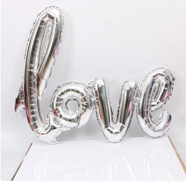 Love Letter Foil Balloon Set