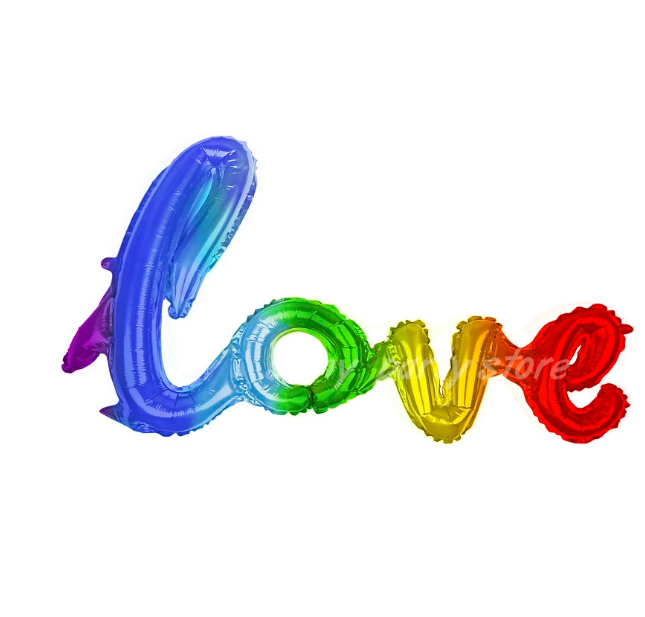 Love Letter Foil Balloon Set