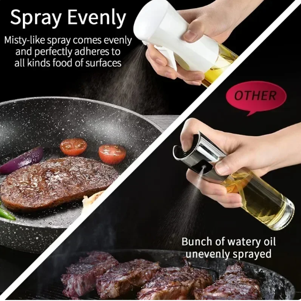 Versatile Oil Spray Bottles for Cooking and Outdoor Grilling