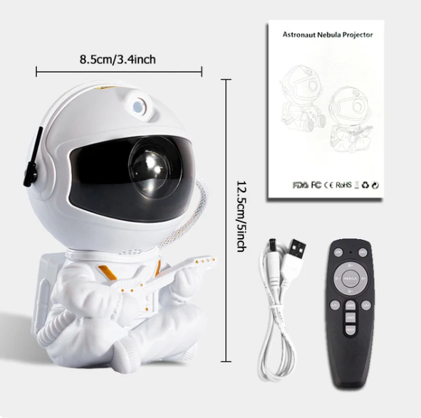 Galaxy Night Light: Astronaut Projector for Bedroom Décor