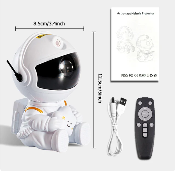 Galaxy Night Light: Astronaut Projector for Bedroom Décor