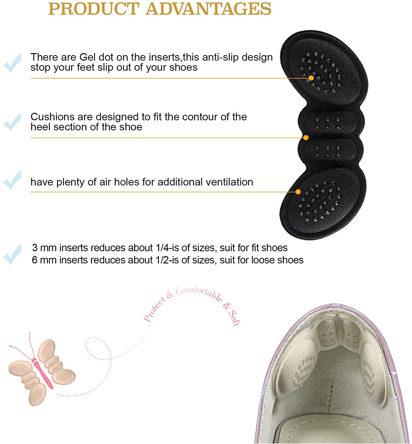 Comfort Heel Cushions